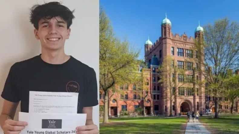 TIENE 15 AÑOS, GANÓ UNA BECA DE LA UNIVERSIDAD DE YALE Y LANZÓ UNA COLECTA PARA VIAJAR