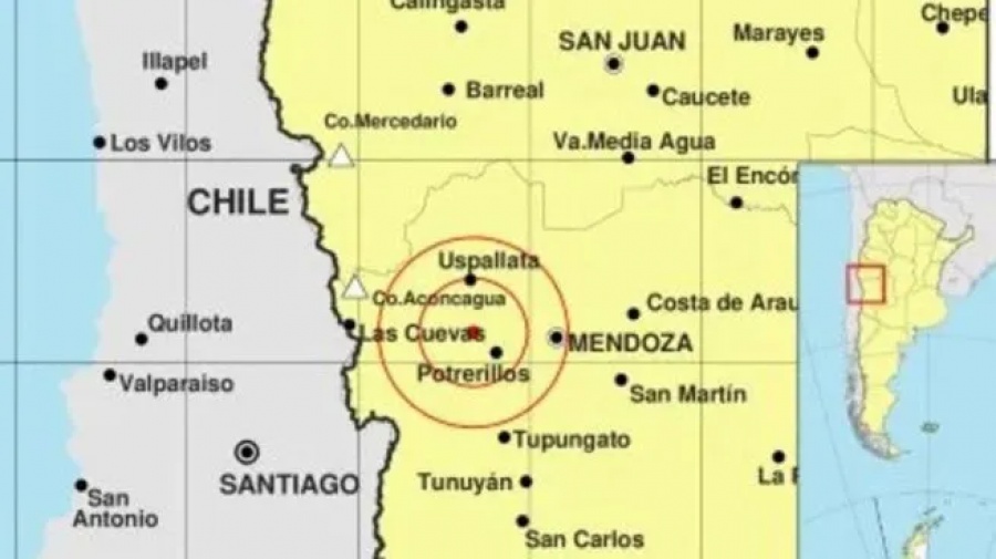SUSTO EN CUYO POR UN TEMBLOR QUE SACUDIÓ MENDOZA Y SE SINTIÓ EN SAN JUAN