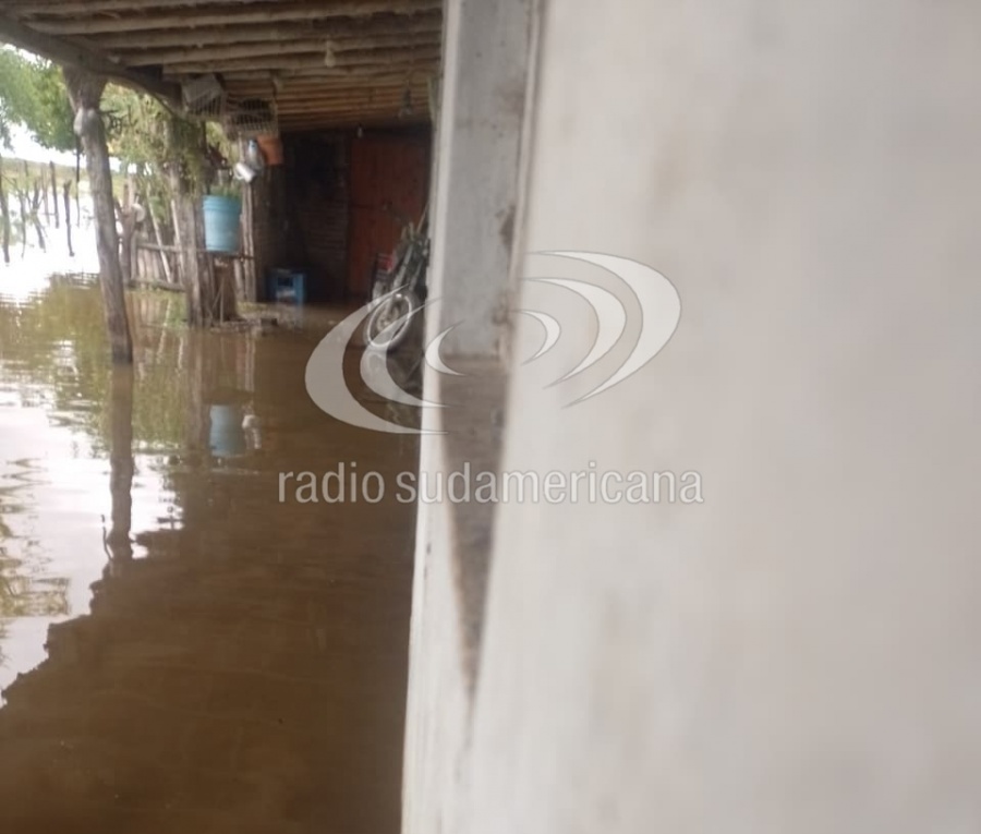 CASAS, ESCUELAS Y CAPILLAS BAJO AGUA EN SAN LUIS: MIRÁ LAS IMÁGENES